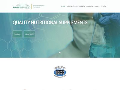 Home page of the Mid-West Nutrition, Inc. website