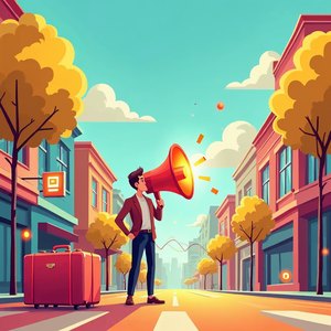 Illustration for Internet marketing