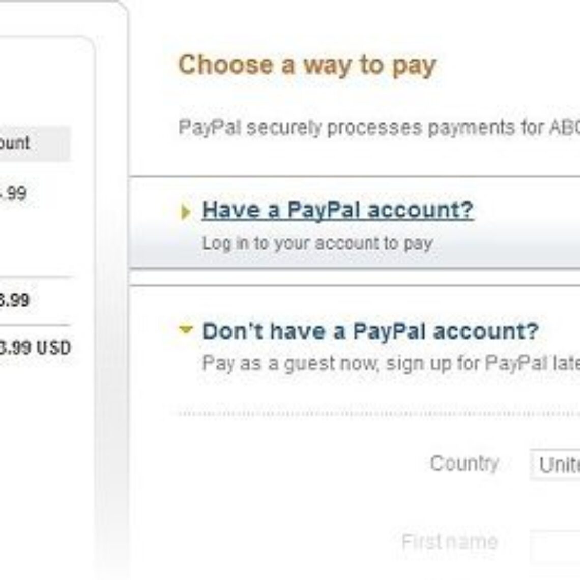 PayPal used by our Omaha web design company