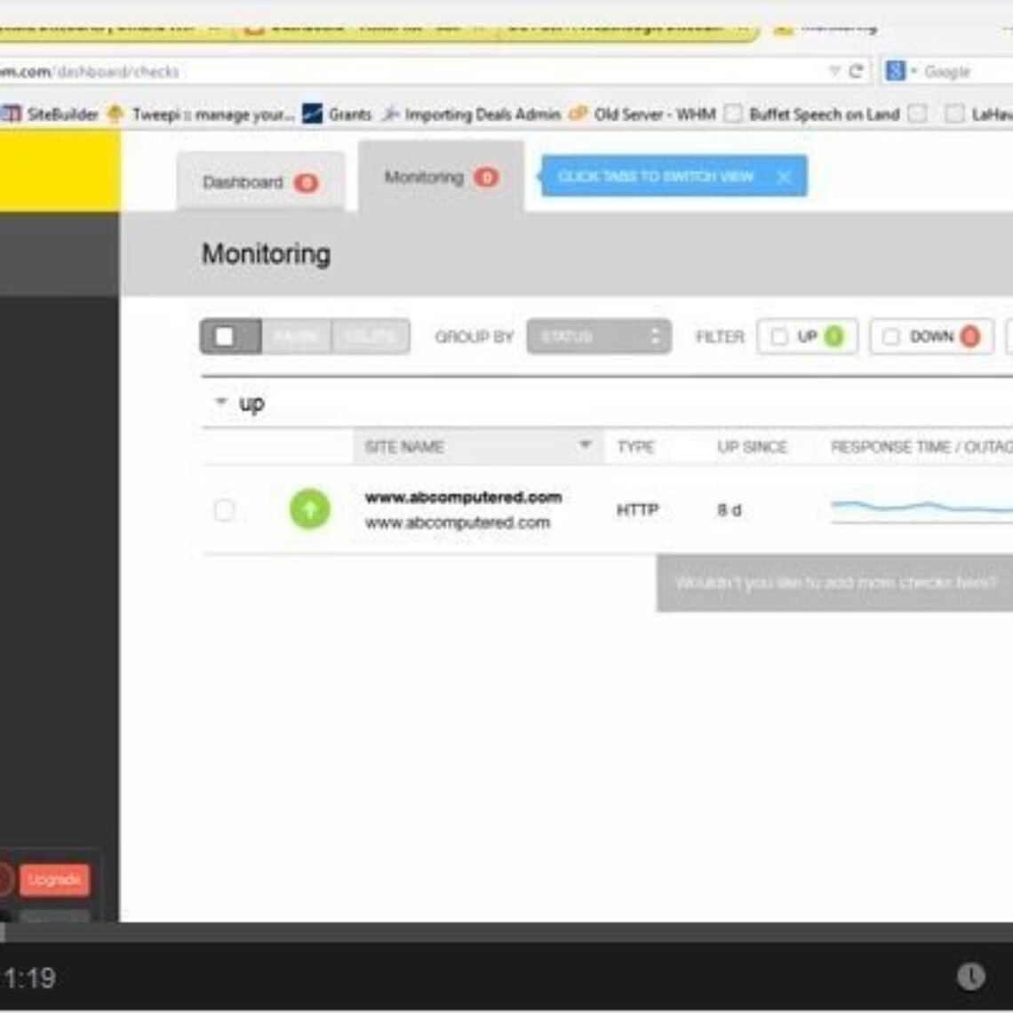 Our Omaha web design and hosting company is showing you how to use pingdom