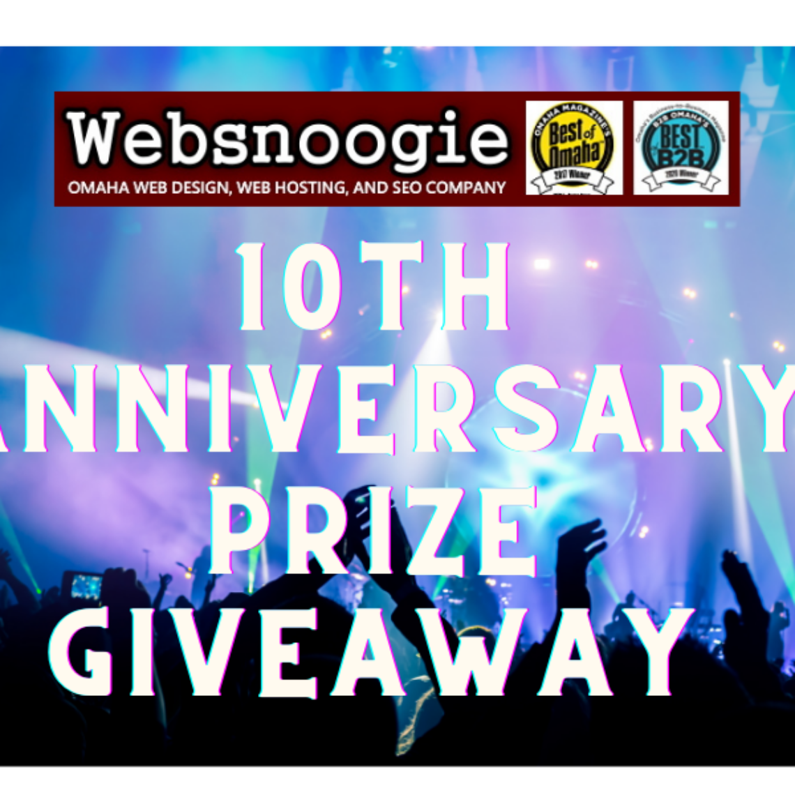 websnoogie 10th anniversary prize giveaway