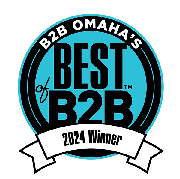 best of b2b 2024 winner ribbon from Business to Business Magazine