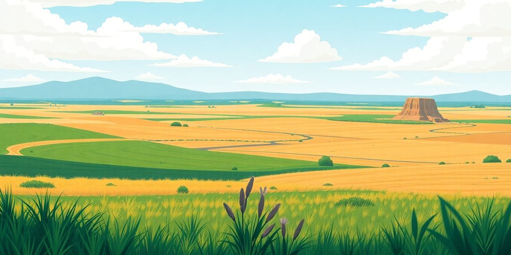 Nebraska landscapes with web design and SEO elements.