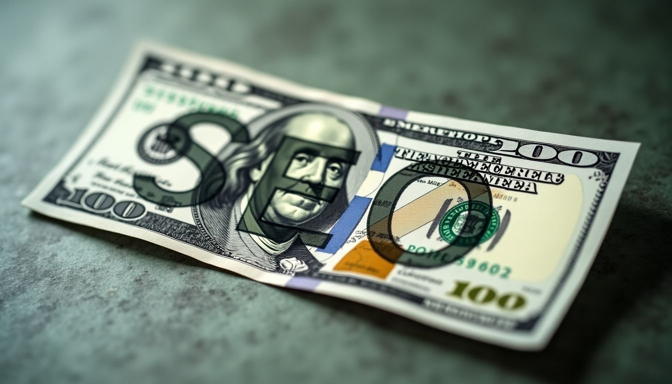100 dollar bill with 'SEO' instead of president's name.
