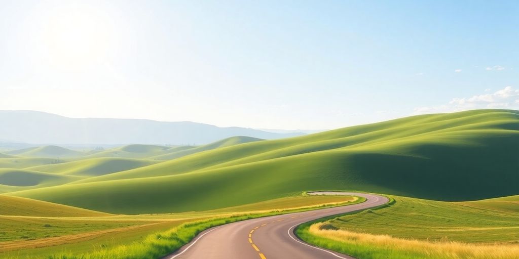 Illustrative landscape of Nebraska symbolizing financial growth.