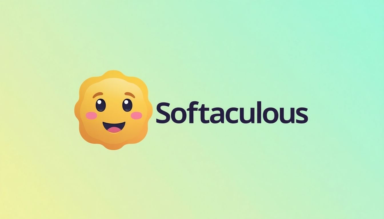 Softaculous logo with a happy face for WordPress installation.