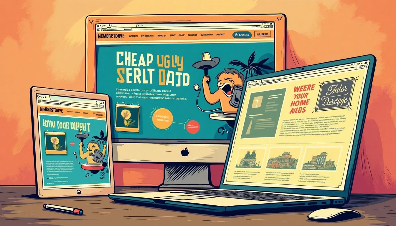 An example of a poorly designed website.