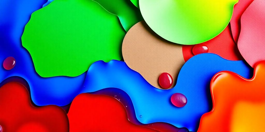 Vibrant color palette for business website design.