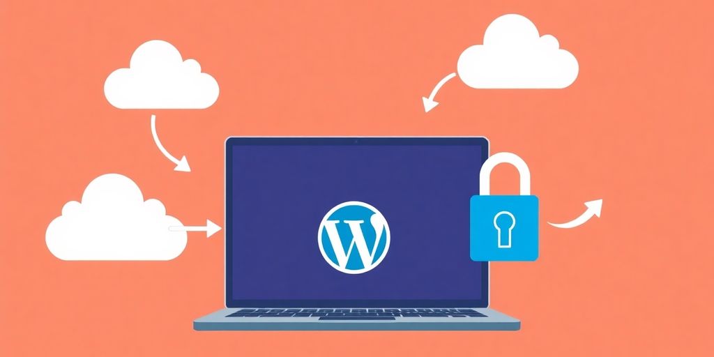 Illustrative image of secure WordPress website transfer.