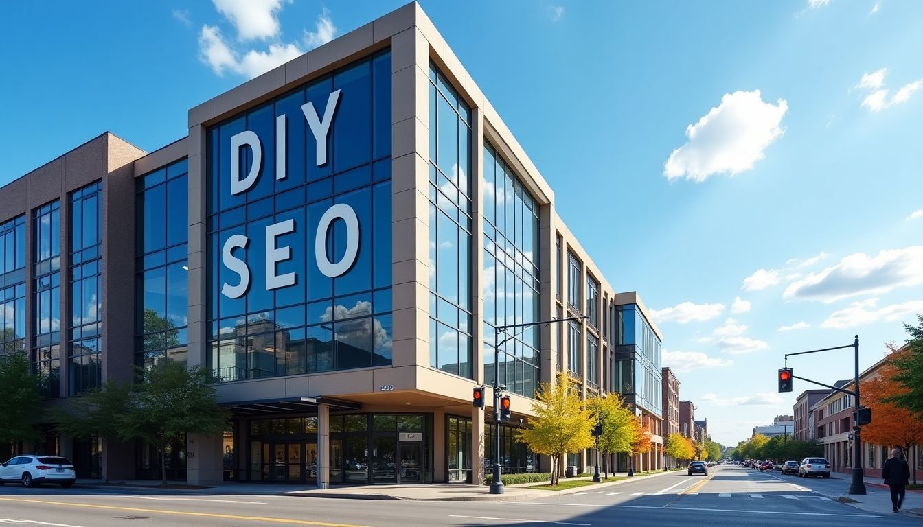 Building in Omaha with a DIY SEO sign.