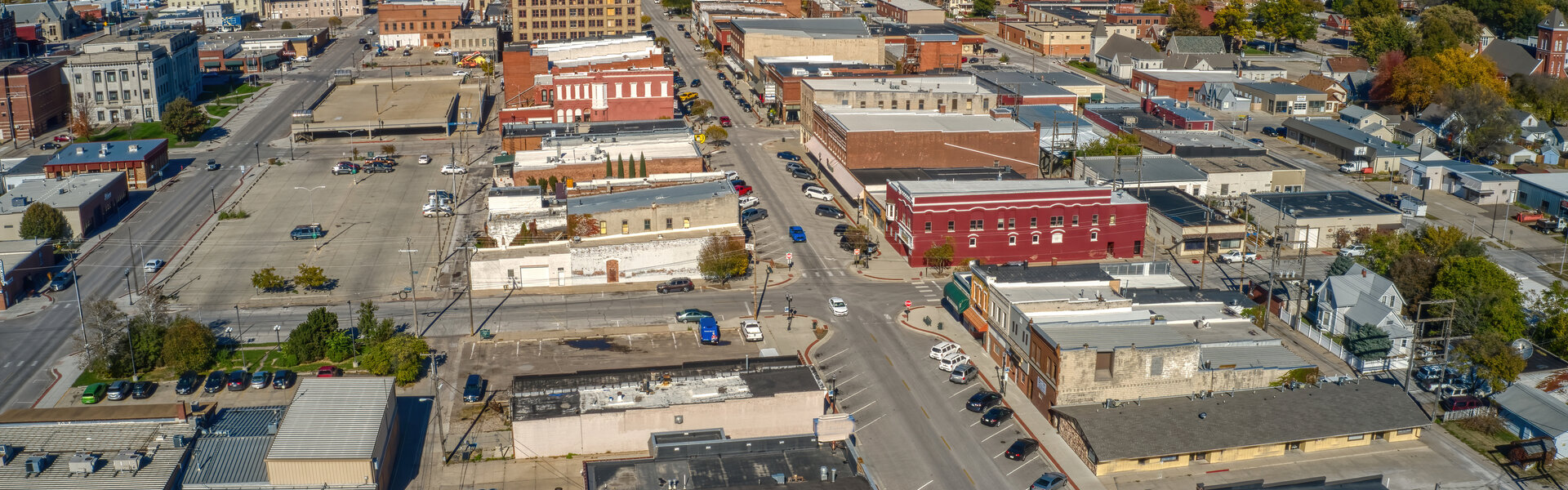 Aerial view of Fremont Nebraska
